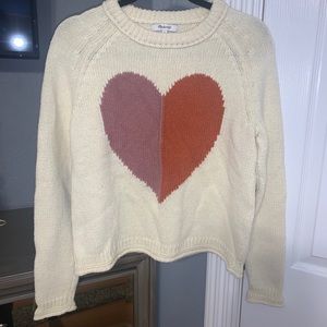 Madewell Heart Sweater